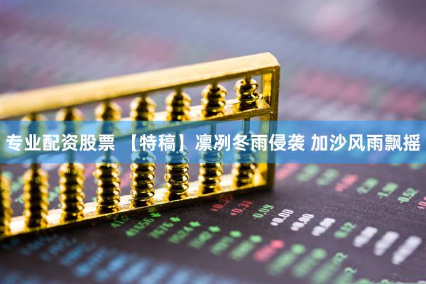 专业配资股票 【特稿】凛冽冬雨侵袭 加沙风雨飘摇