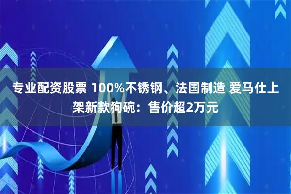 专业配资股票 100%不锈钢、法国制造 爱马仕上架新款狗碗：售价超2万元